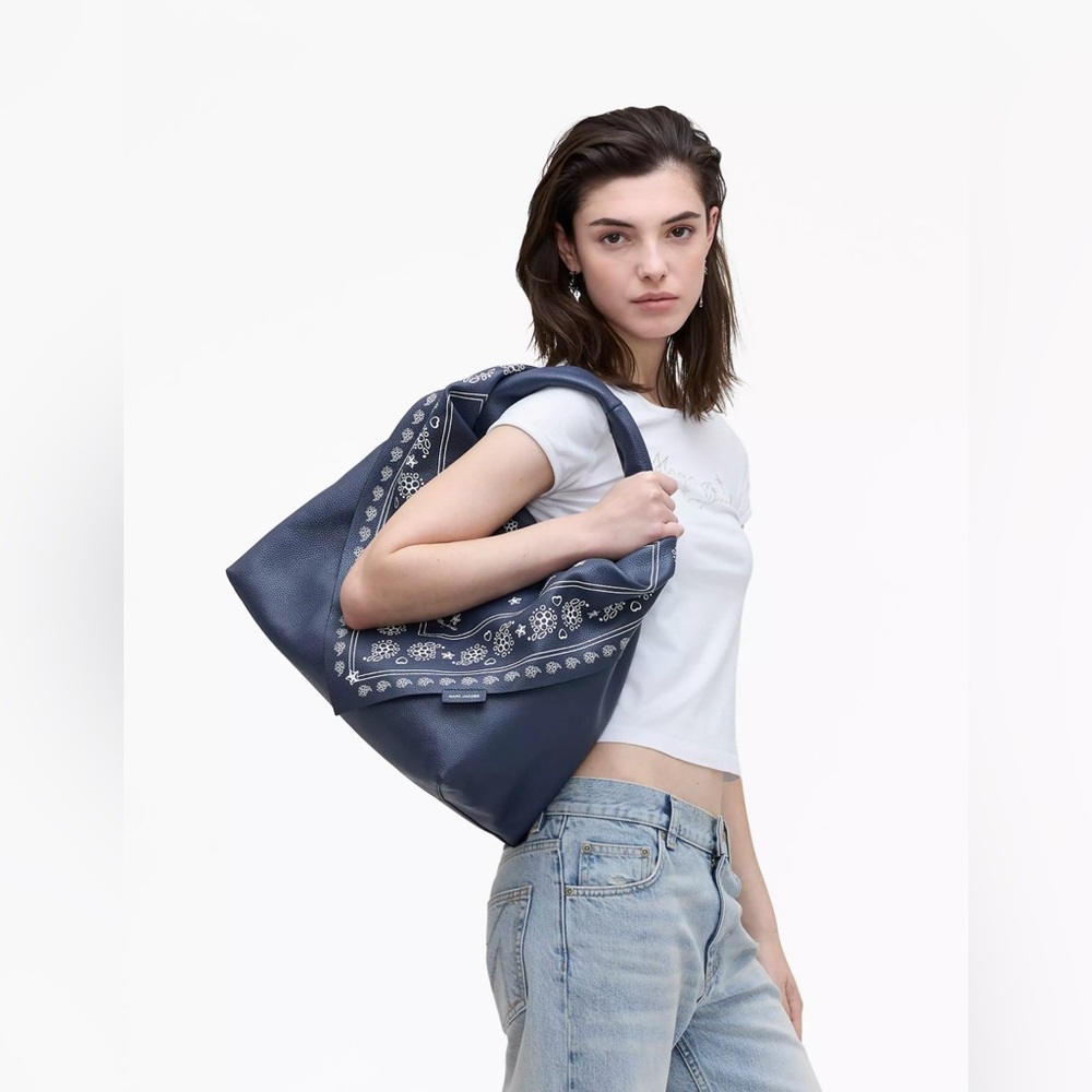 Marc Jacob’s Bandana Sac Tote Bag Blue & White